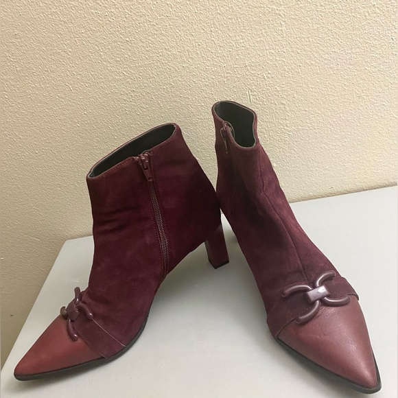 Vanely stylish women’s boots made Spain genuine leather and suede. Size 41 . - Picture 6 of 6